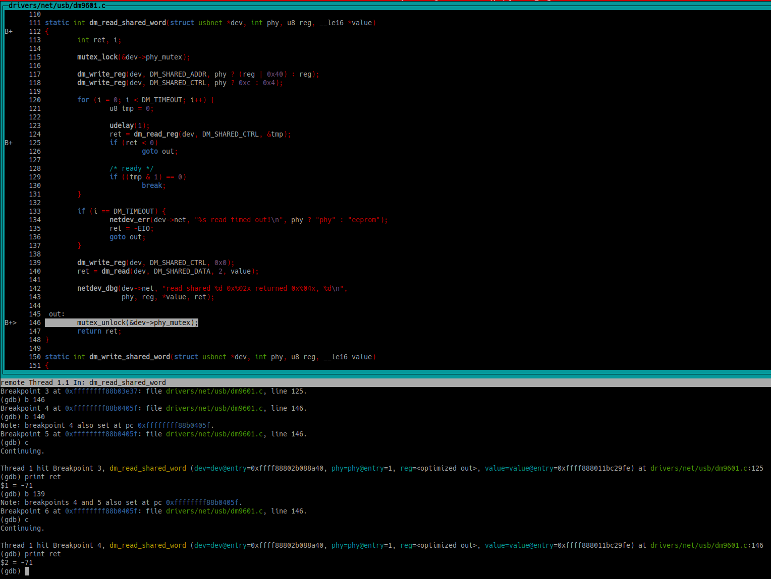 unasigned variable